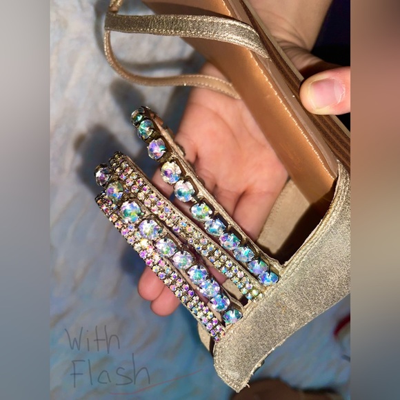 Diamond glittery sandals - Picture 3 of 5